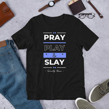 Load image into Gallery viewer, Pray, Play &amp; Slay - Blue